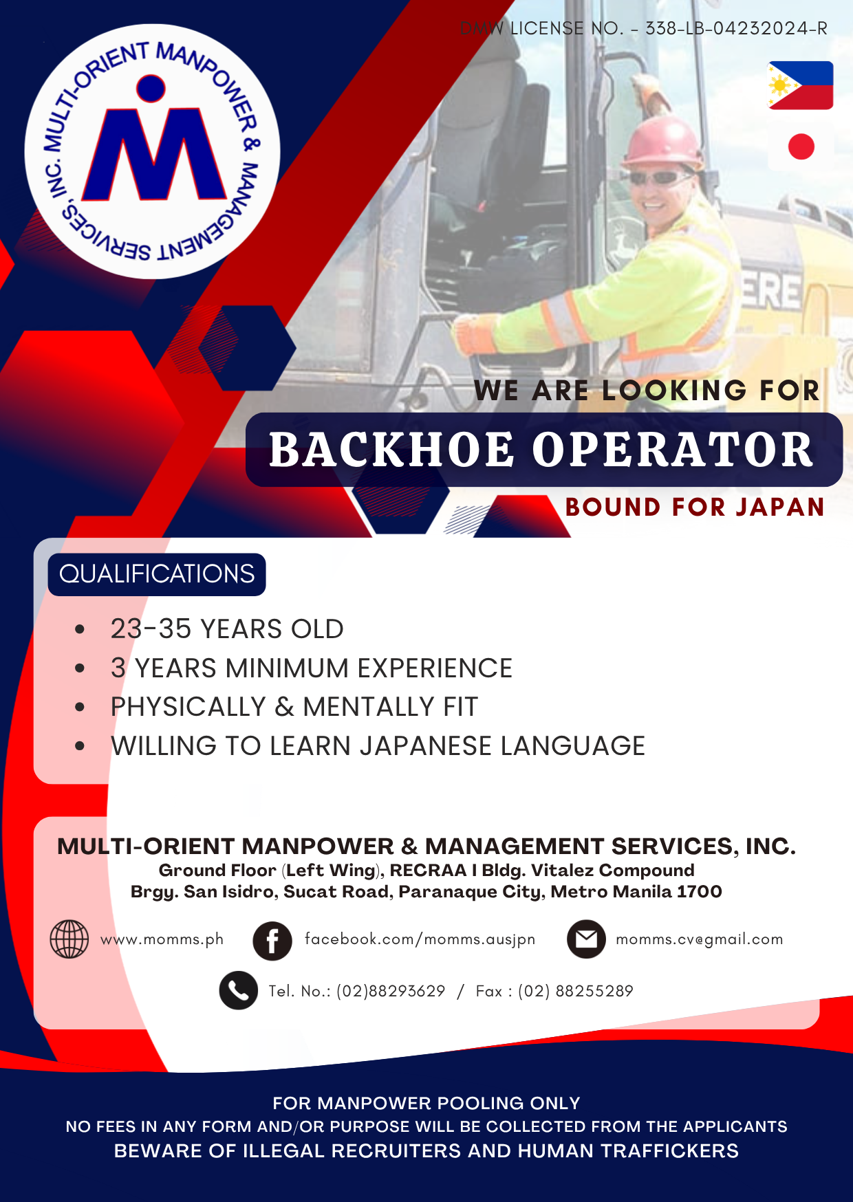 BACKHOE OPERATOR