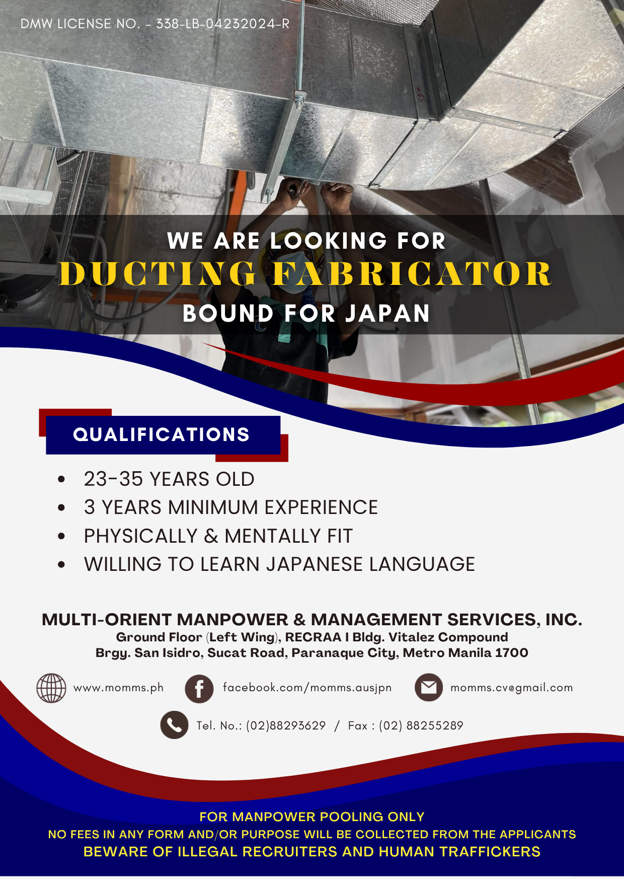 DUCTING FABRICATOR